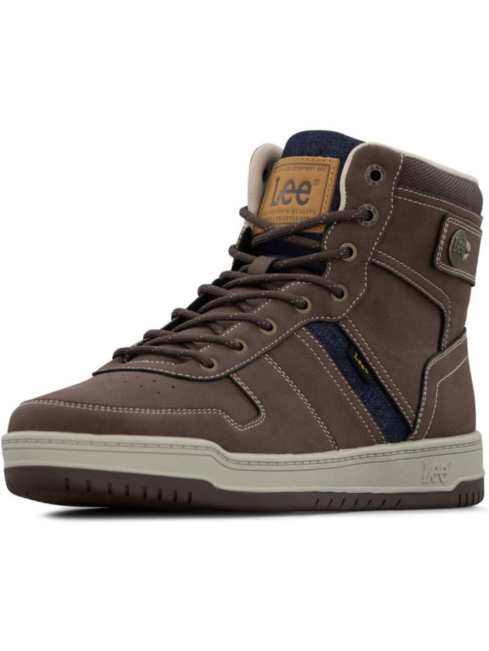 Women's Chocolate Tennis Shoes Classic Pull On High Top Athletic Running Sneaker
